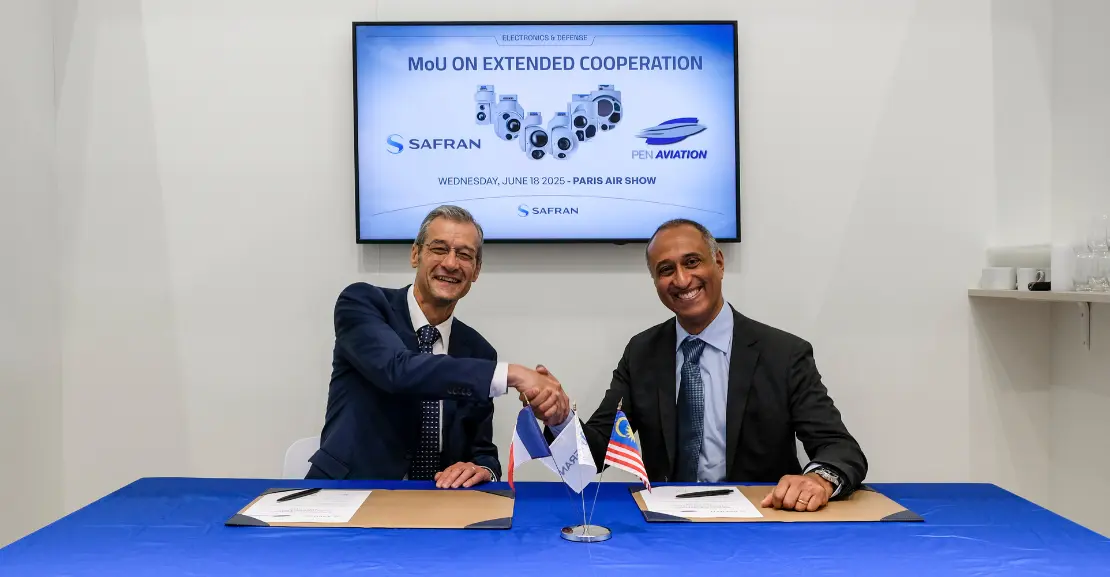 Pen Aviation and Safran sign a partnership, marking first export success for new compact optronic systems