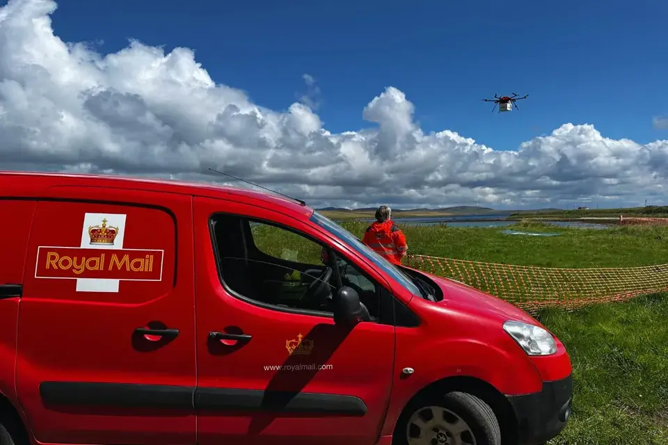 Royal Mail Extends Drone Delivery Service to Remote Areas