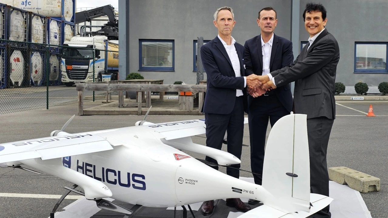 Port of Antwerp Launches First Cross-River Large Drone Delivery