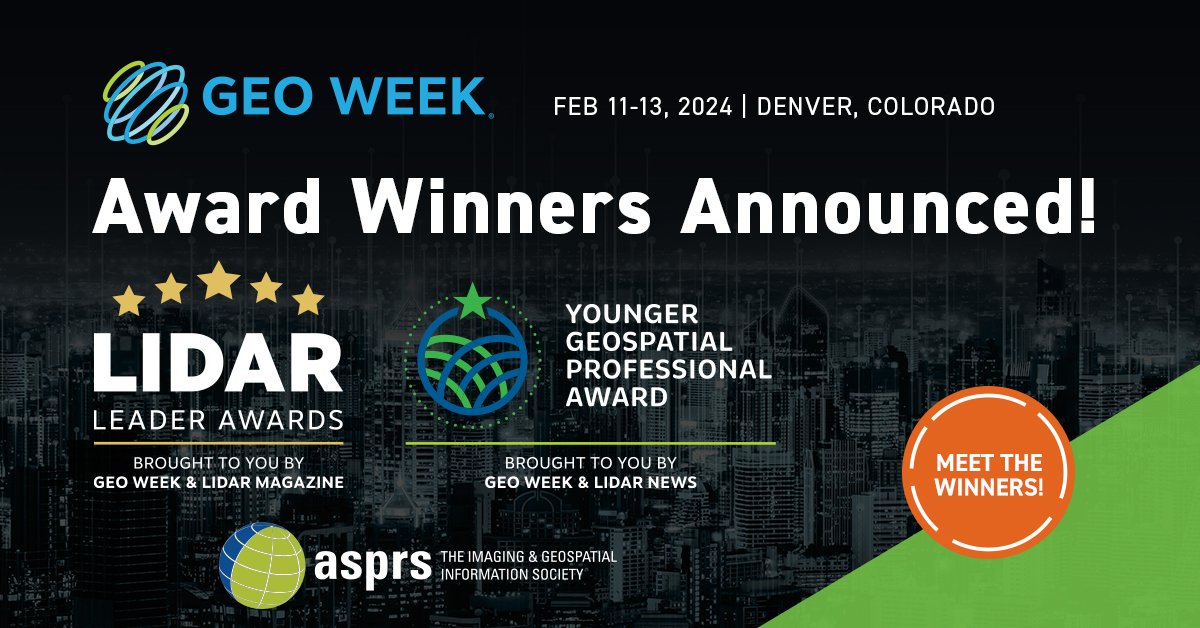 Recognizing Excellence: Geo Week Unveils Award Winners for Outstanding Geospatial Achievements