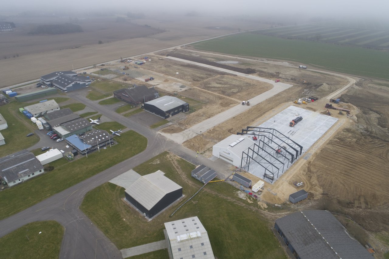 HCA Airport in Odense, Denmark, the location of the new Danish Defence drone cen