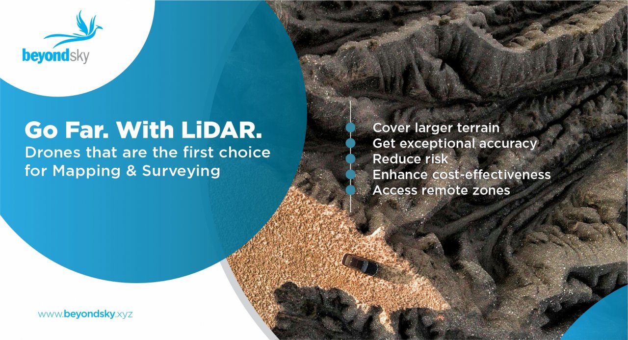 LiDAR Drones for Survey and Mapping