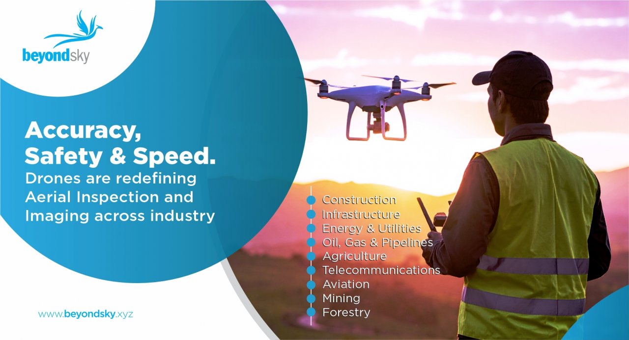 Drone providing inspection and mapping services