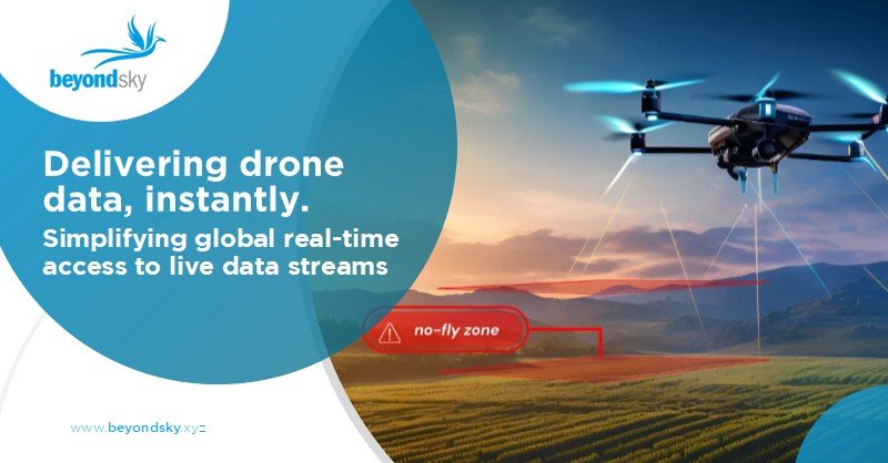 Drone collecting and sharing geospatial data for mapping and analysis