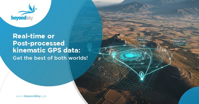 Real-time or Post-processed kinematic GPS data
