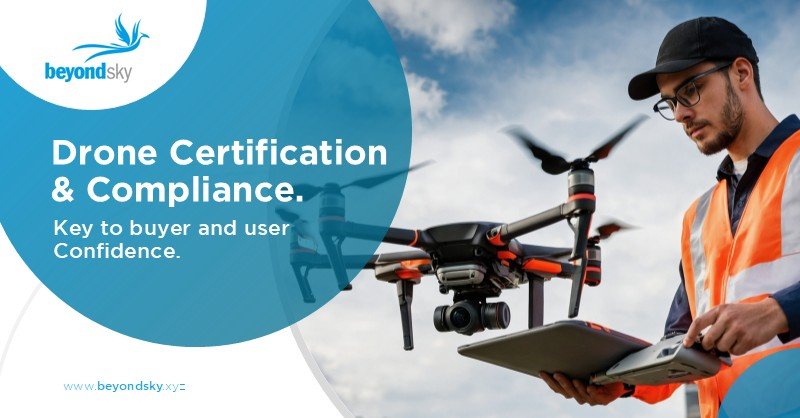 Certified drone with compliance