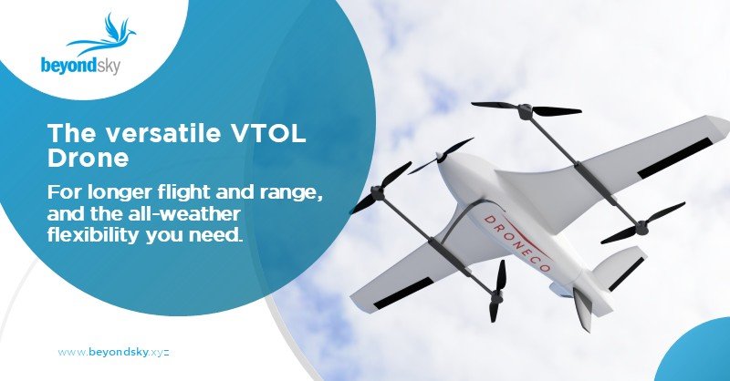 VTOL Drone  For longer flight and range