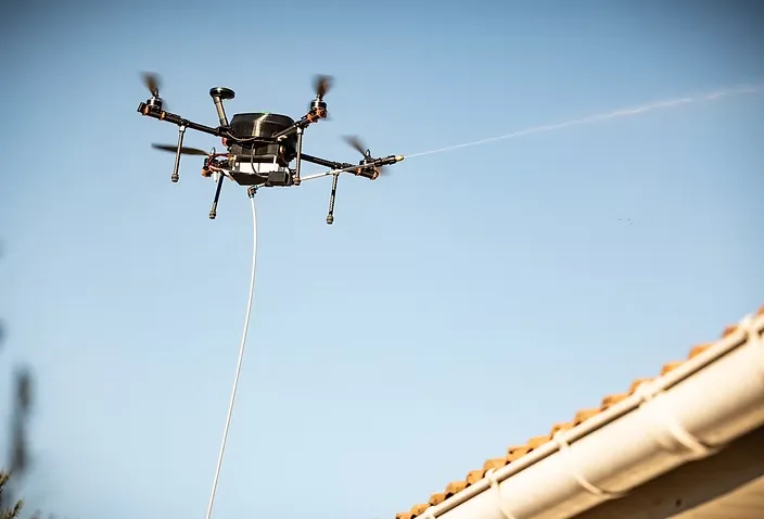 Objectif Drone CHRONOS MINI C5 Captive Spraying Drone for Confined Spaces