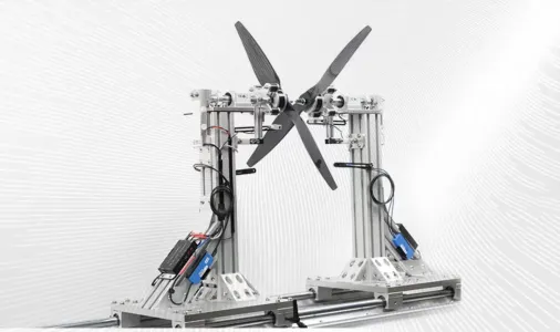 WF CO 30 KGF Coaxial Thrust Stand Drone Test Bench